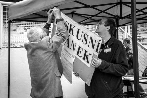 Prague street photo - 1. Máj - Výstaviště